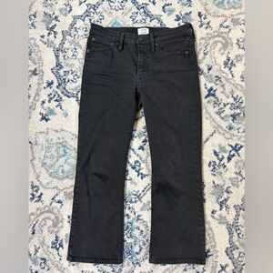 J. Crew Women’s black Bootcut crop Jeans